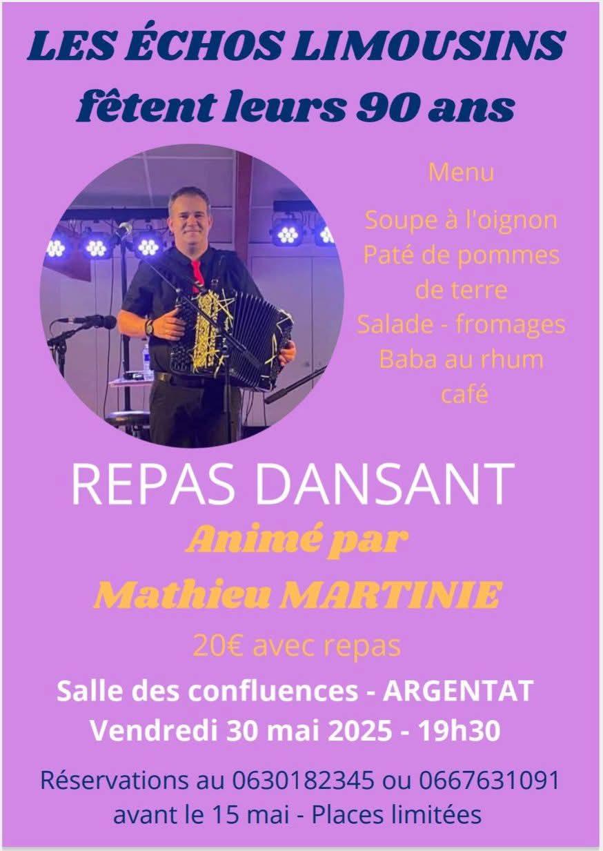 Affiche les e chos limousins 30 mai 2025